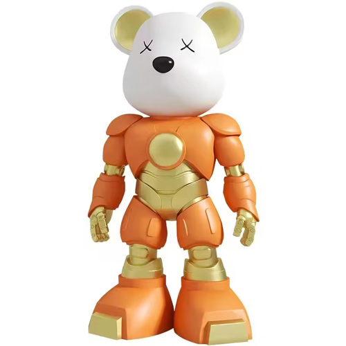 Modern luxury other home decor ornament resin crafts living room table accents cartoon violent bear statue astronaut figurine