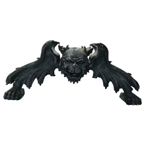 polyresin monster Horror sculpture Devil Horned Gargoyle Statue table decoration candle holder