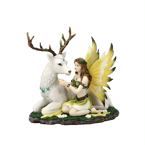 Exclusive design resin mini fairy figurine garden collectable home decor fairy statue fairy decoration