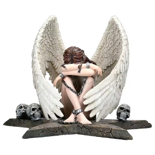 Artist edition Ana stokes exclusive design resin angel figurine collectable home decor guardian angel statue