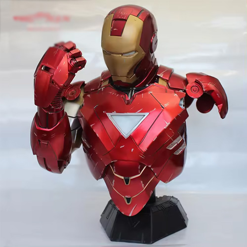 Custom Ironman action figure toy sculpt bust statues