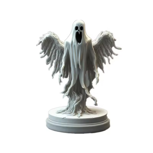 Resin spooky ghost statue halloween decoration figure holiday gifts