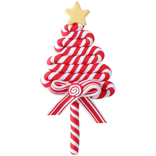 Christmas lollipop shape hanging Custom christmas ornament for tree and wall christmas party decoration