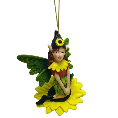 Custom resin gnome figurine ornament handmade decoration fairy figure home Christmas tree decoration