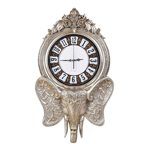 Best quality antique gold/silver animal elephant kassel clocks